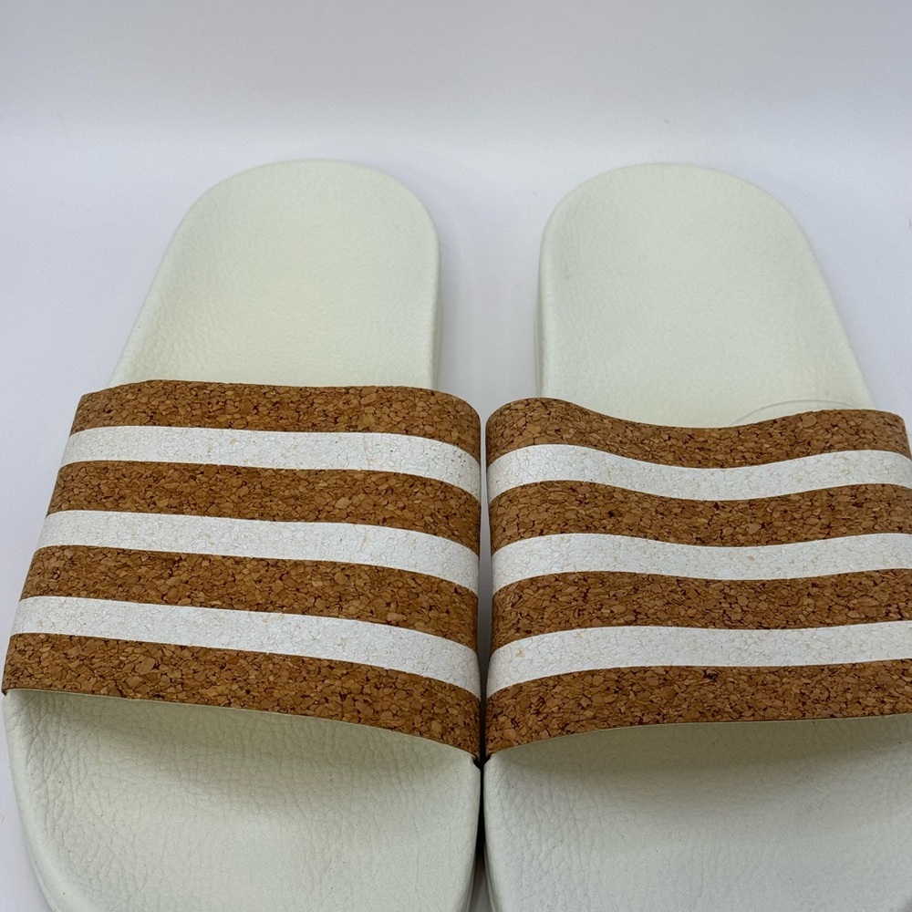 NWT Adidas Adilette Slides 'Cork in Size 8 - Picture 7 of 13